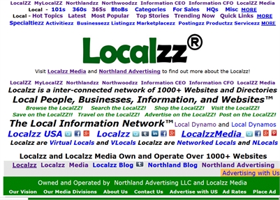 Localzz.com  Homepage - Local People, Businesses, Information, and Sites